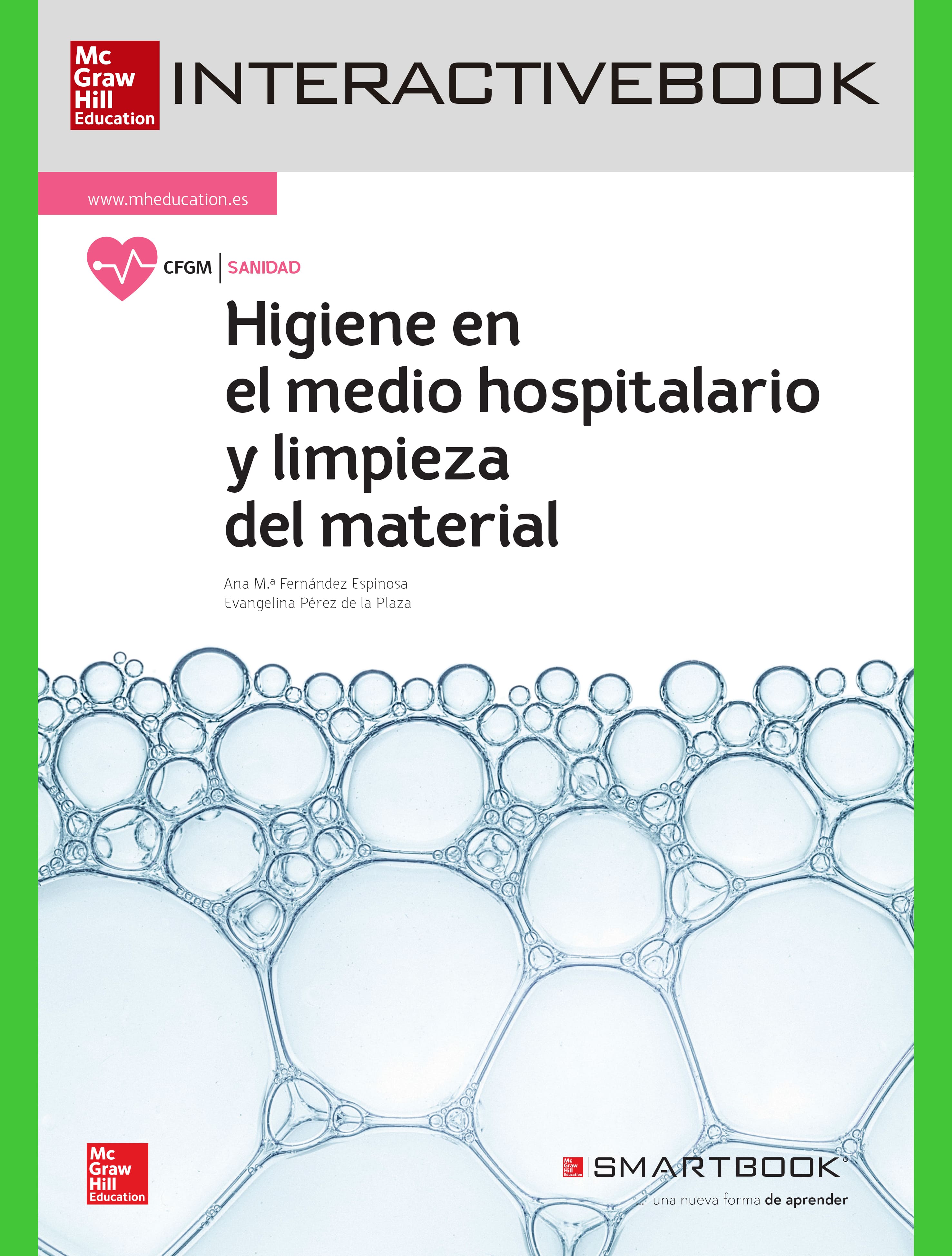 Book cover BL Higiene del medio hospitalario y limpieza de material GM.