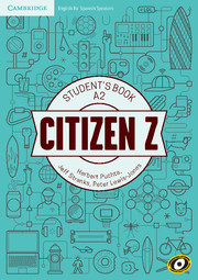 Book cover NEW Citizen Z A2 Student's Book SCORM