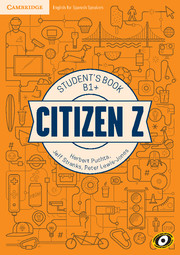 Book cover NEW Citizen Z B1+ Student's Book SCORM