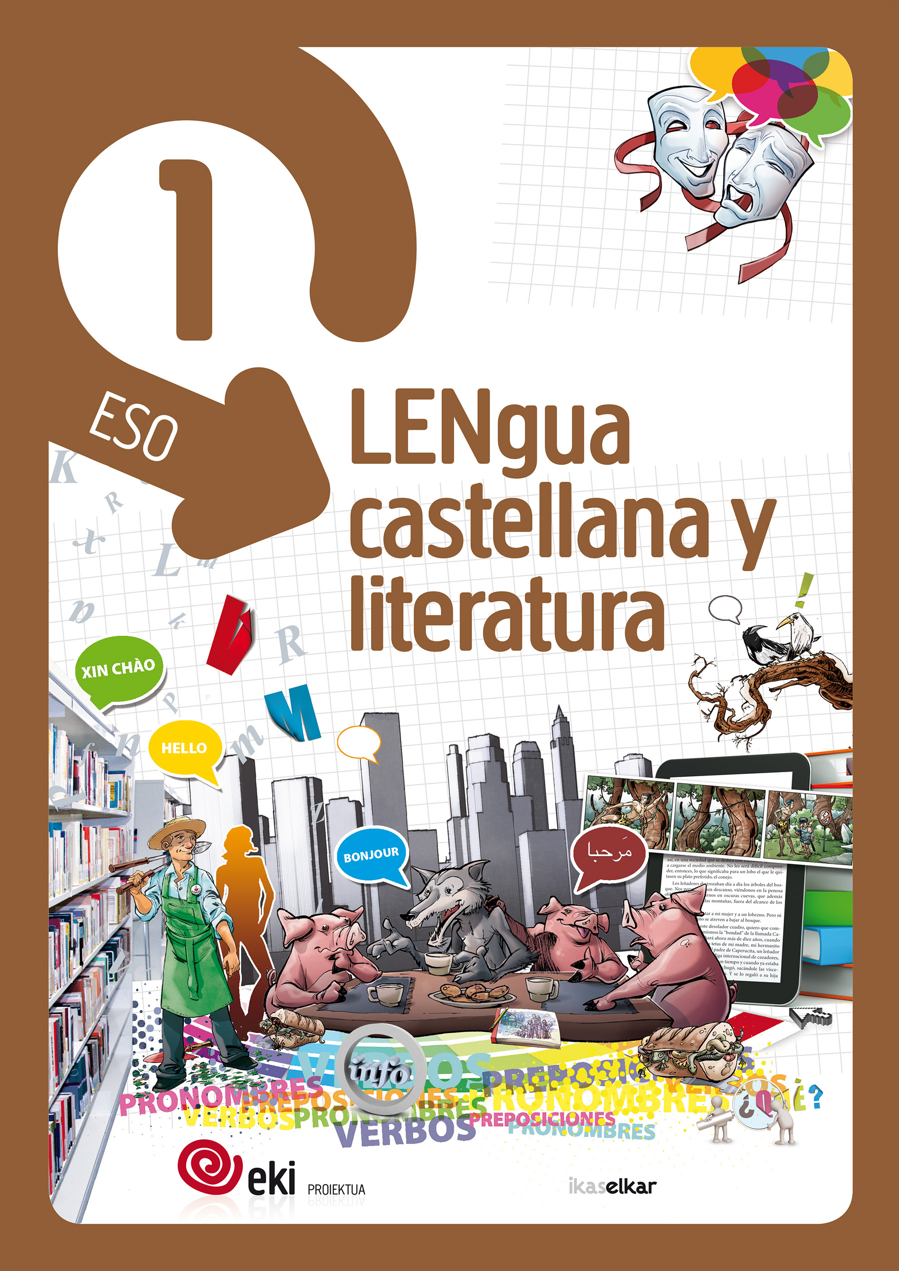 Book cover EKI DBH 1. Lengua Castellana y Literatura