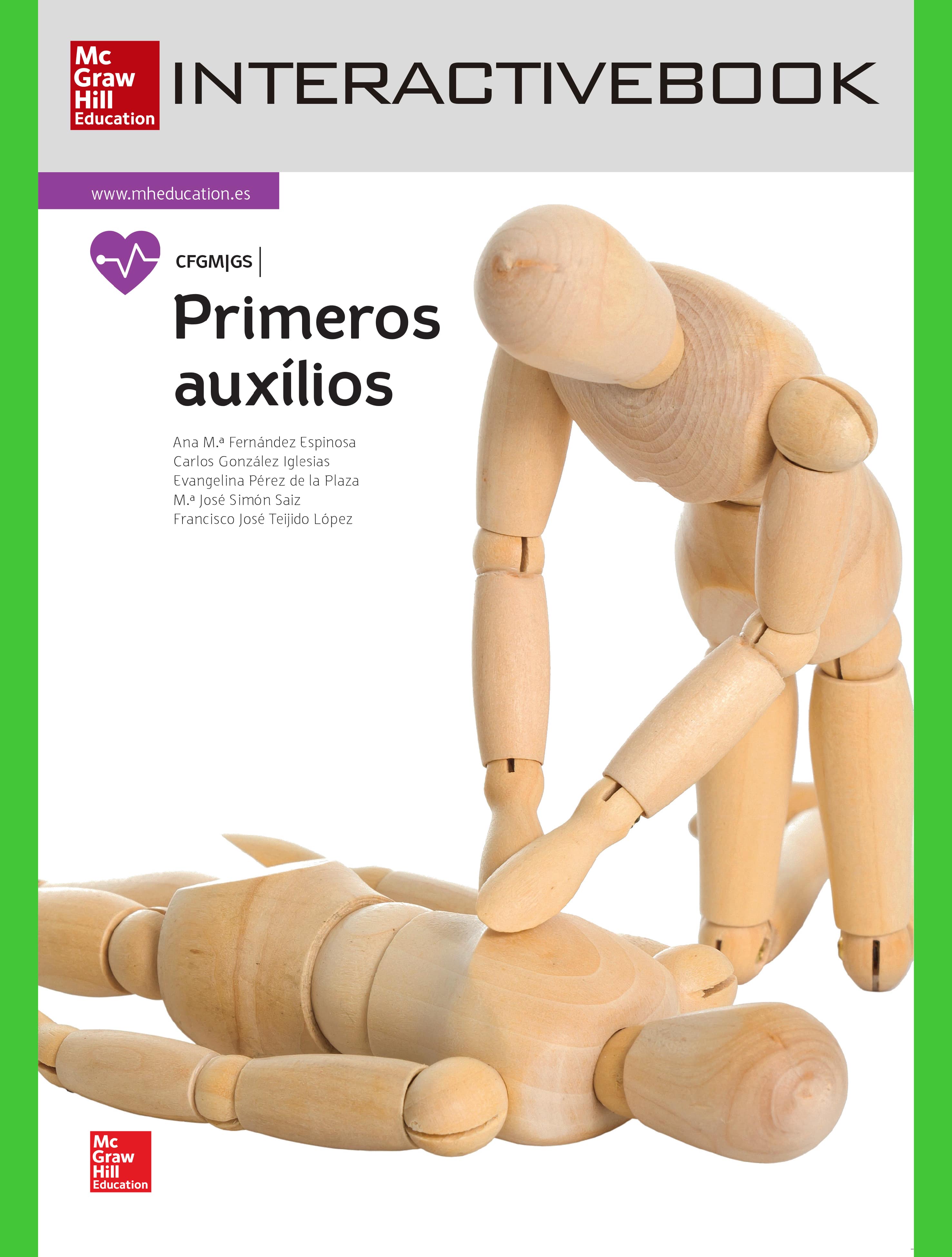 Book cover BL Primeros auxilios. GM. Libro digital.