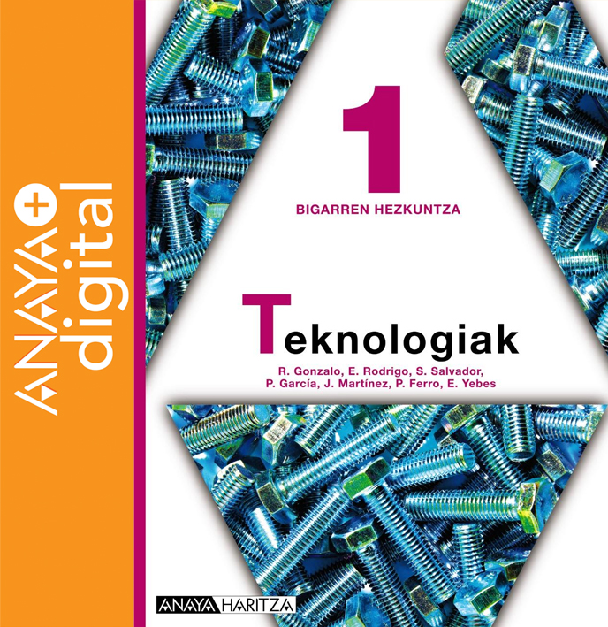 Portada del Libro Teknologiak 1º ESO