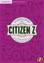 Book cover NEW Citizen Z C1 Student's Book SCORM