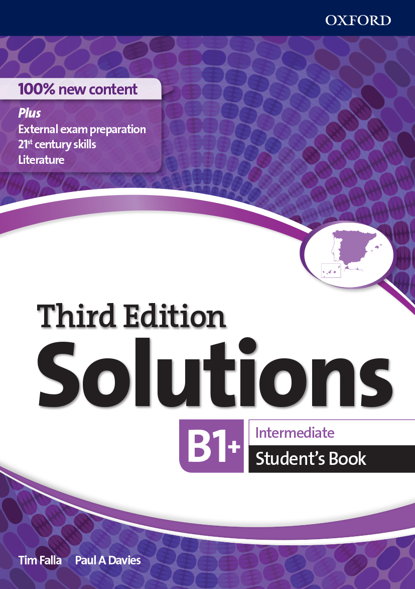 Book cover Solutions 3e Intermediate Student's Book