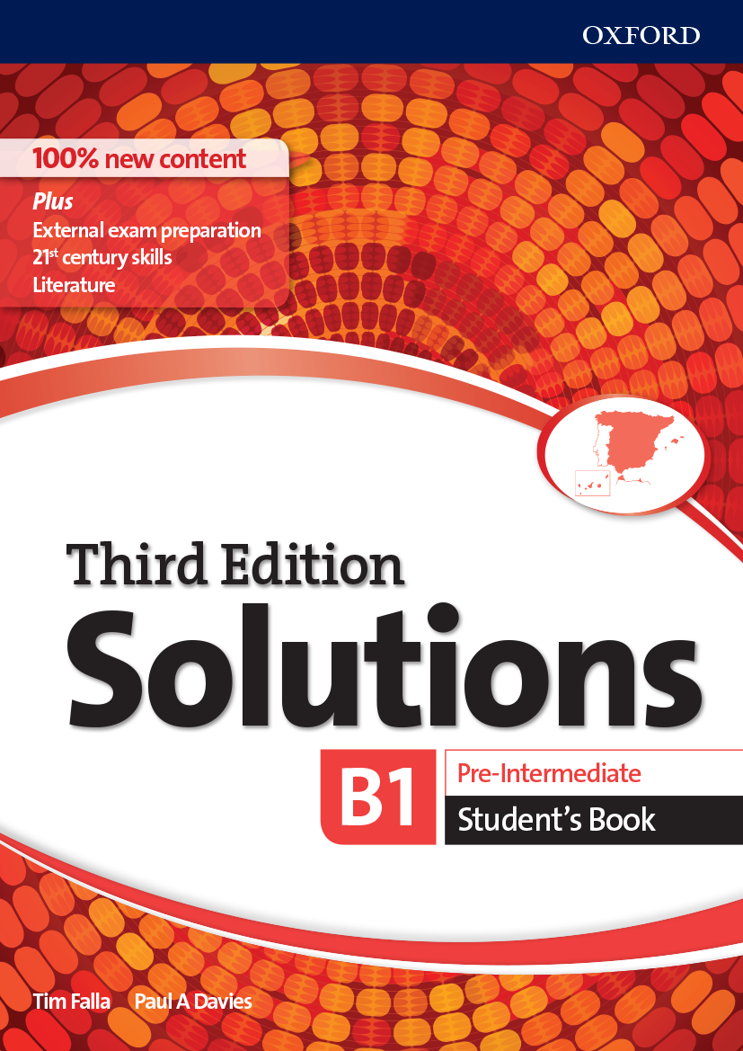 Book cover Solutions 3e Pre-Intermediate Student's Book