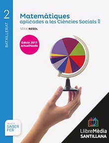 Book cover LM PLAT Alumne Matemàtiques aplicades a les Ciències Socials 2 BCH Saber Fer Grup Promotor