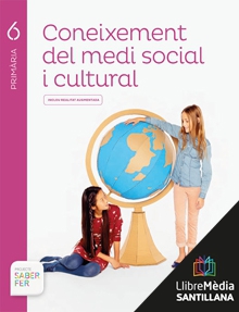 Book cover LM PLAT Alumne Coneixement del medi social i cultural 6 Primària Saber Fer Grup Promotor