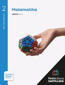 Book cover LM PLAT Ikaslea Matematika 2 BTX Egiten Jakin proiektua Zubia