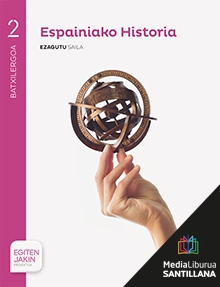 Book cover LM PLAT Ikaslea Espainiako Historia Ezagutu Saila 2 BTX Egiten Jakin proiektua Zubia