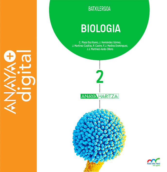 Portada del Libro Biologia 2. Batxilergoa