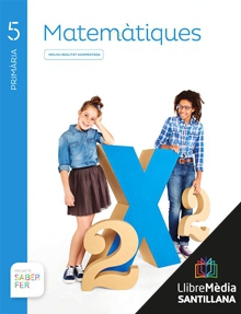 Book cover LM PLAT Alumne Matemàtiques 5 Primària Saber Fer Grup Promotor