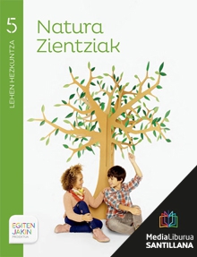 Book cover LM PLAT Ikaslea Natura Zientziak 5 Lehen Hezkuntza Egiten Jakin proiektua Zubia