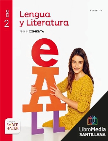 Book cover LM PLAT Alumno Lengua y Literatura Comenta 2 ESO Saber Hacer Grazalema