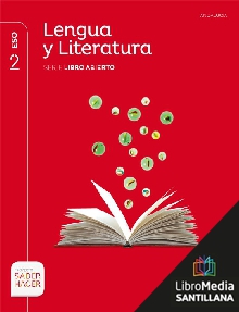 Book cover LM PLAT Alumno Lengua y Literatura Libro Abierto 2 ESO Saber Hacer Grazalema