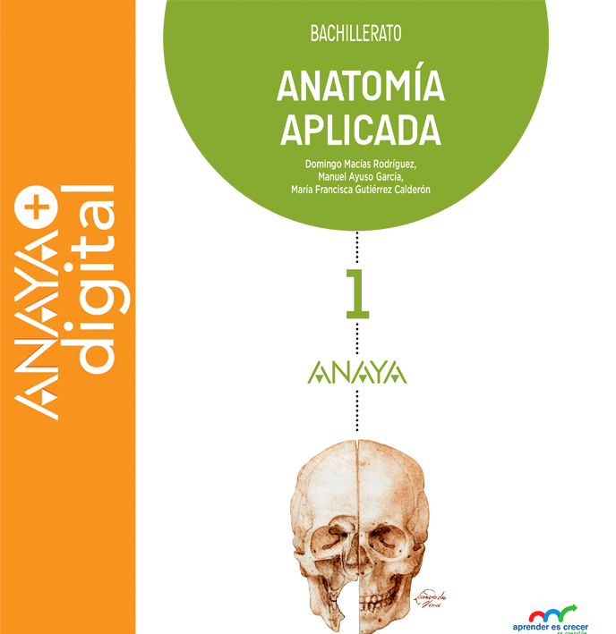 Portada del Libro Anatomía Aplicada. Bachillerato.