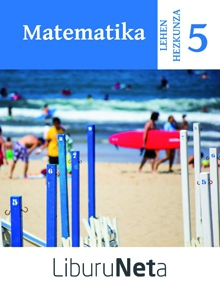 Book cover LN PLAT Ikaslea Matematika 5 Lehen Hezkuntza Egiten Jakin proiektua Zubia