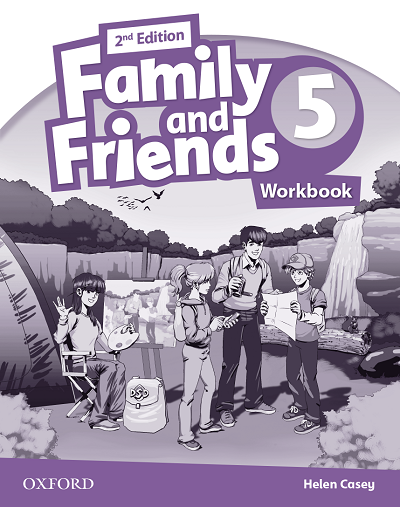 Book cover Family and Friends 5 Workbook