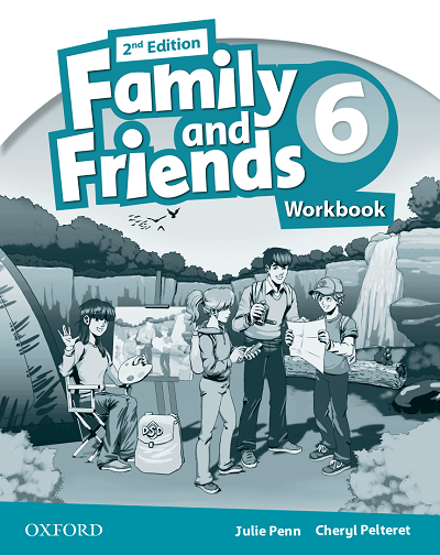 Book cover Family and Friends 6 Workbook