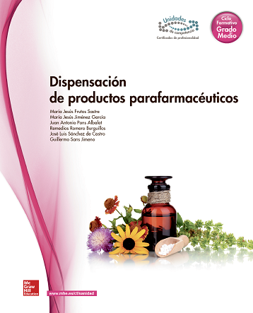 Book cover Dispensación de productos parafarmacéuticos. Grado Medio