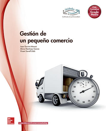 Book cover DIGITALBOOK - Gestión de un pequeño comercio. Grado Medio