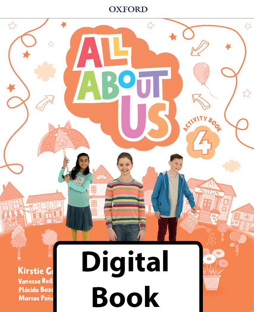 Book cover All About Us Digital Activity Book 4