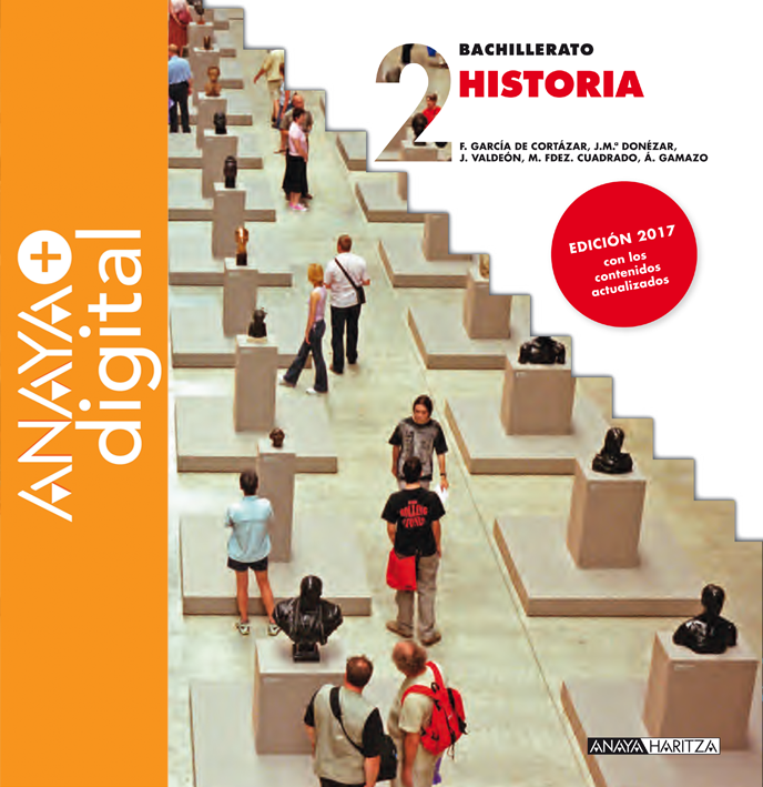 Portada del Libro Historia 2. Bachillerato