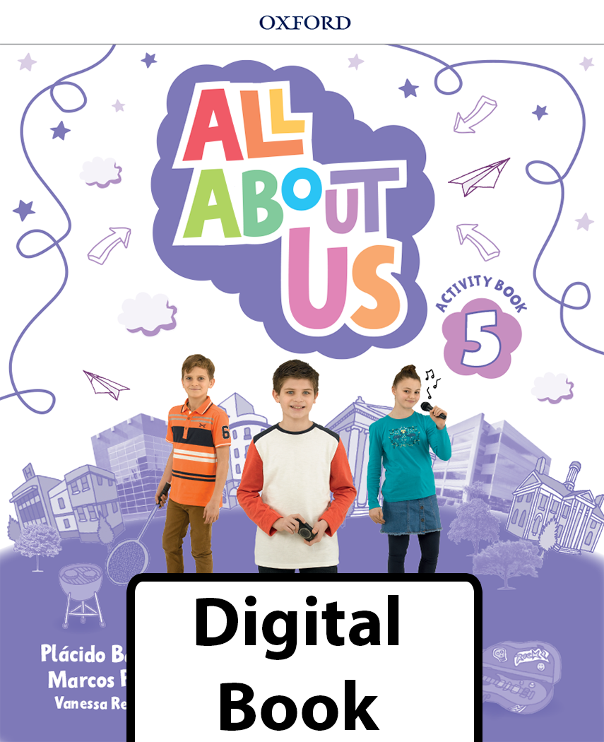 Book cover All About Us Digital Activity Book 5