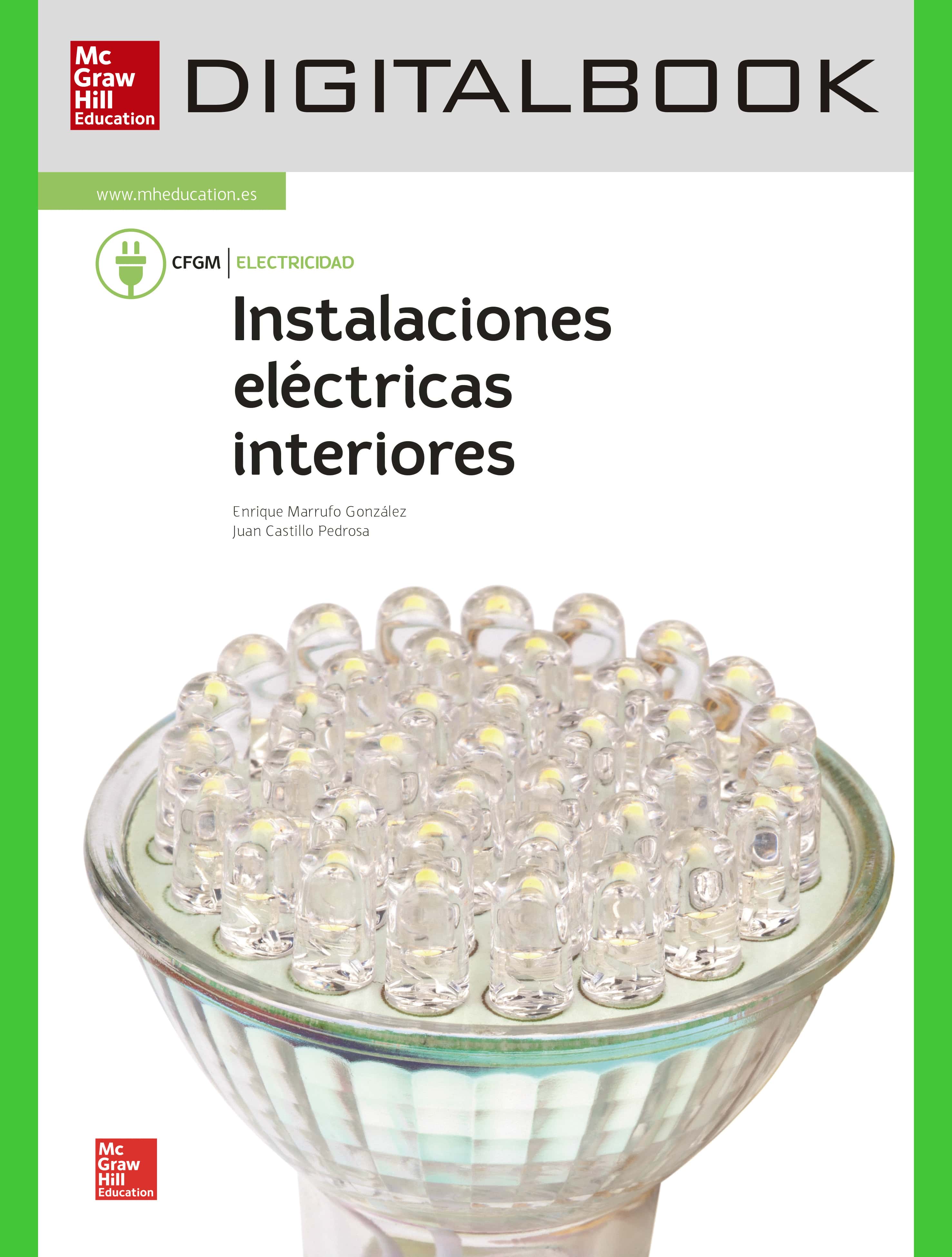 Book cover BL - Instalaciones electricas de interiores. GM. Libro digit