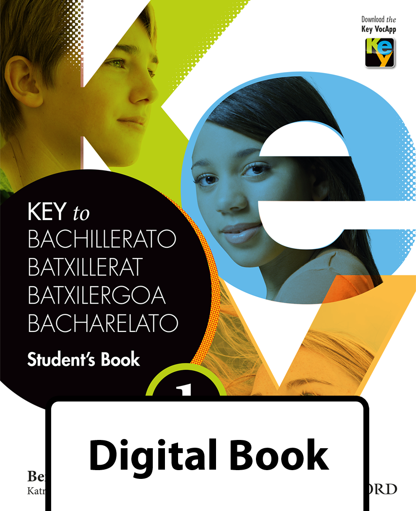 Book cover Key to Bachillerato 1. Digital Student's Book