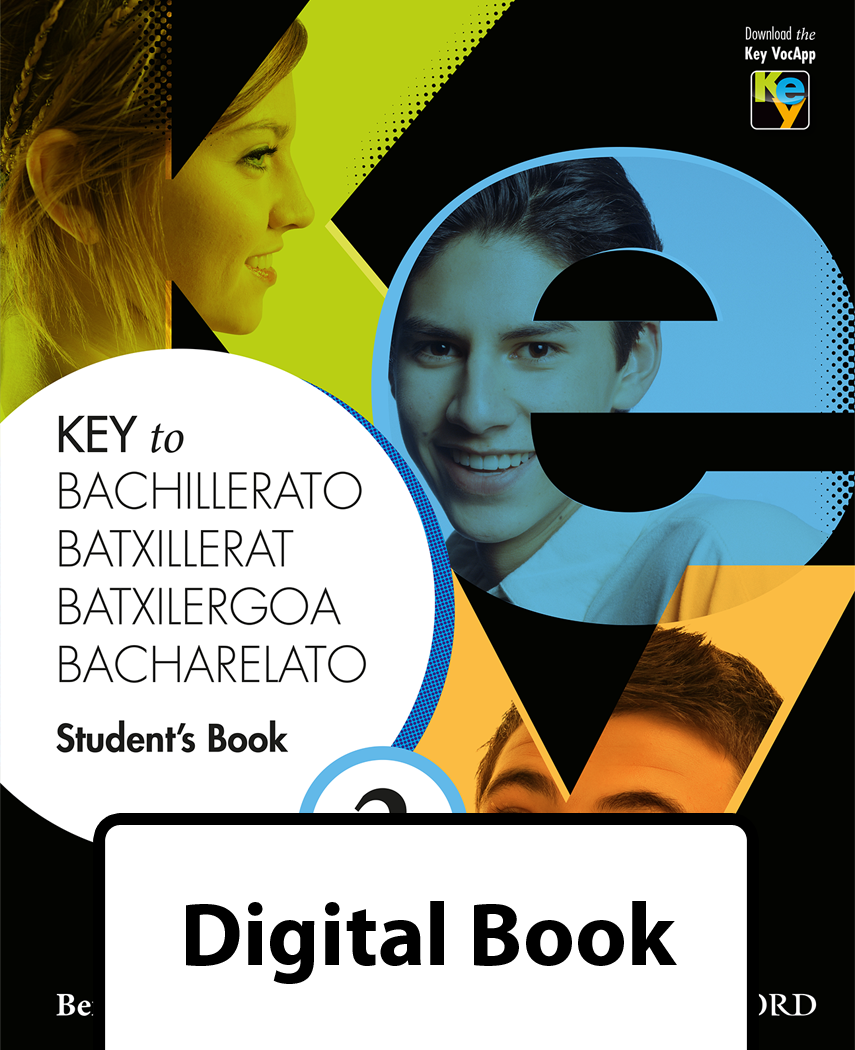 Book cover Key to Bachillerato 2. Digital Student's Book