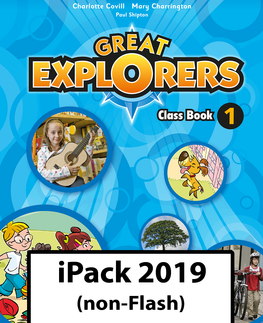 Book cover Great Explorers 1. Class Book iPack (non-Flash)