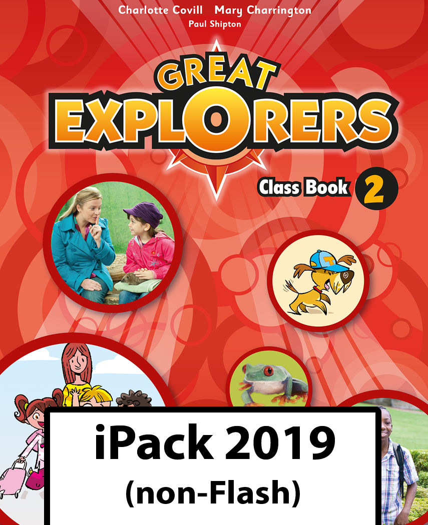 Book cover Great Explorers 2. Class Book iPack (non-Flash)