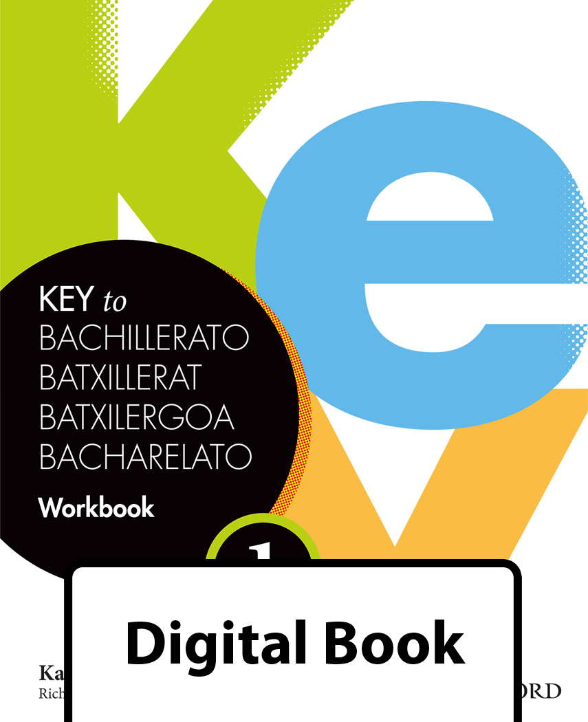 Book cover Key to Bachillerato 1. Digital Workbook