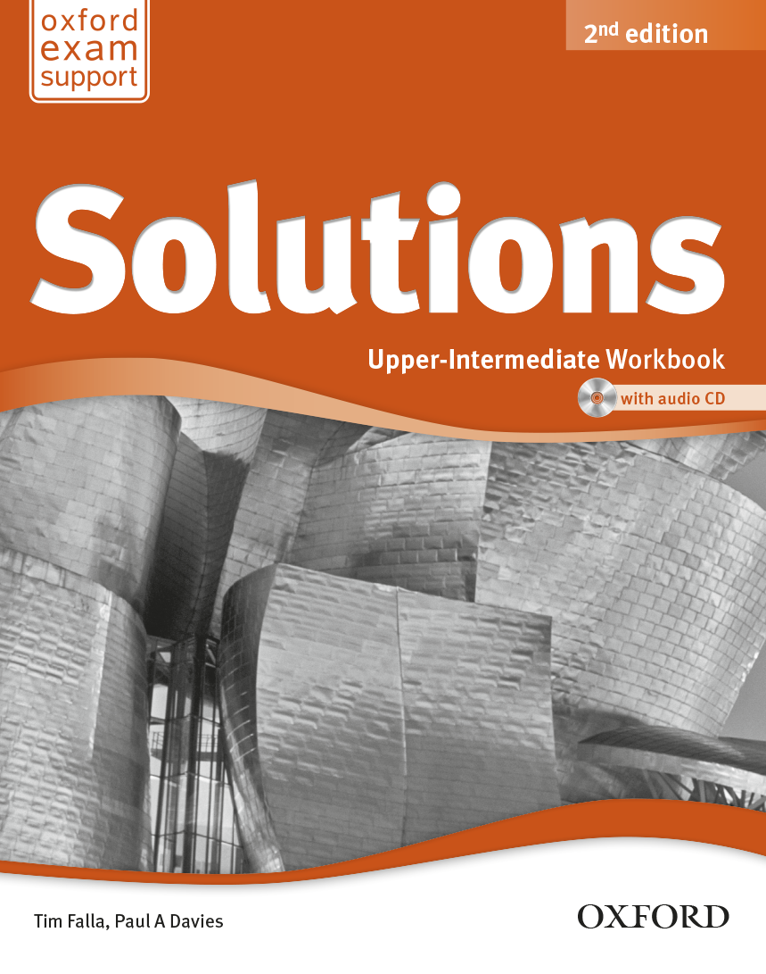 Book cover Solutions 2nd Edition Upper-Intermediate Workbook