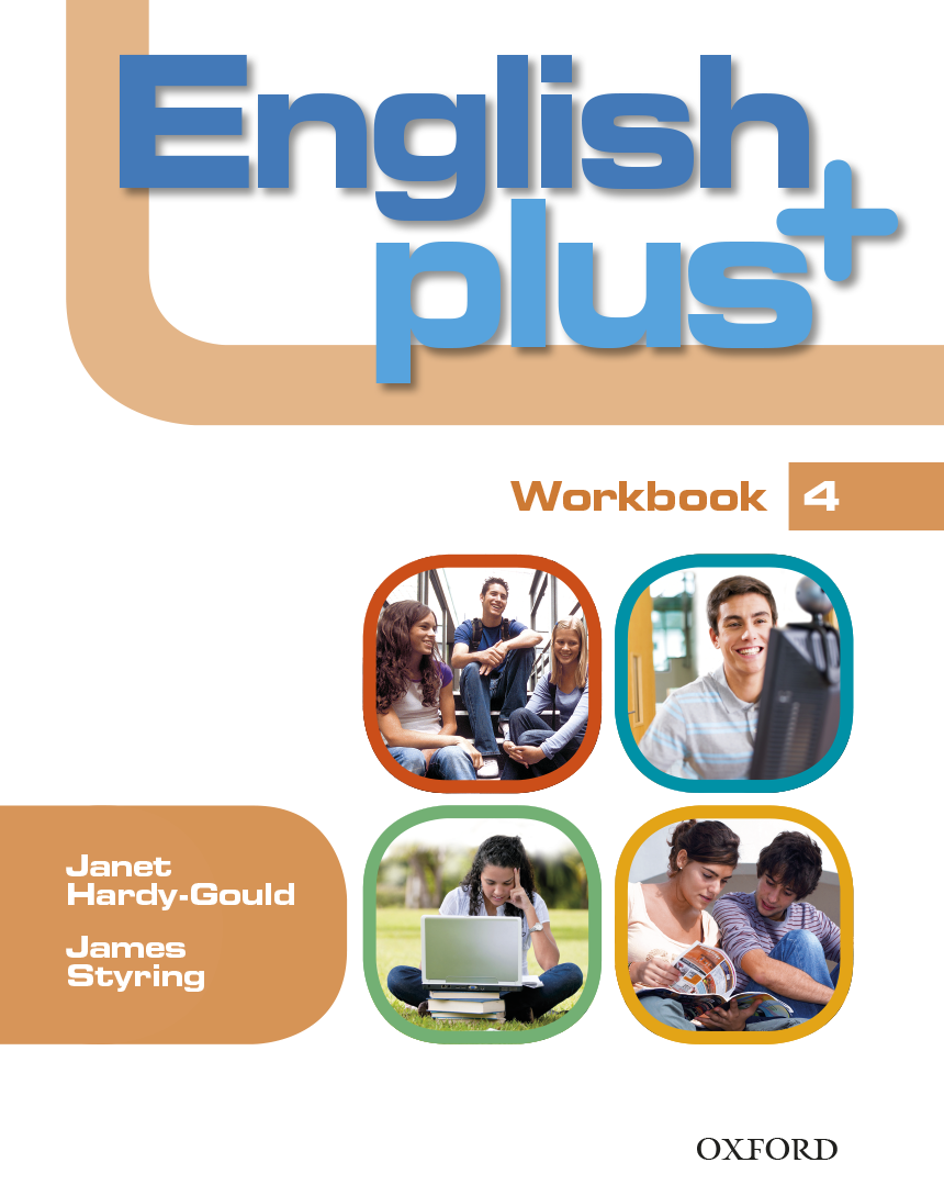 Book cover English Plus 4 Workbook