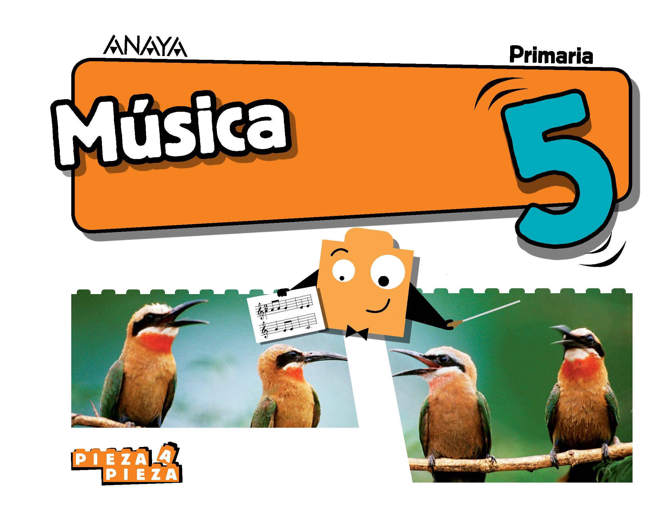 Book cover Música 5. Primaria. Anaya + Digital