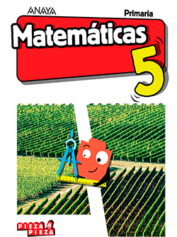 Book cover Matemáticas 5. Primaria. Anaya + Digital