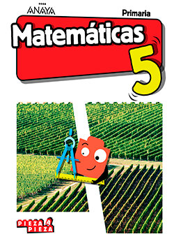 Book cover Matemáticas 5. Primaria.Anaya + Digital