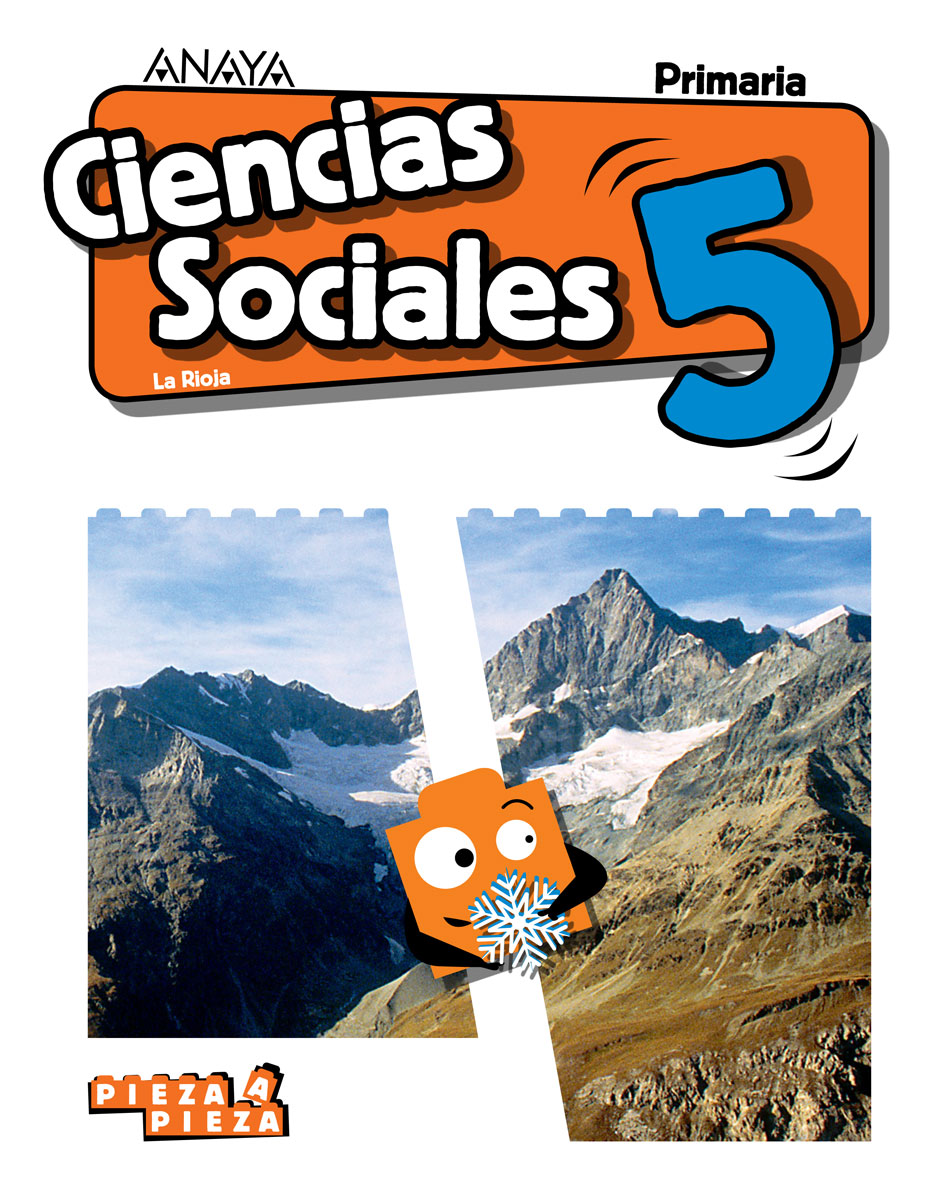 Book cover Ciencias Sociales 5. Primaria. Profesorado. Anaya + Digital