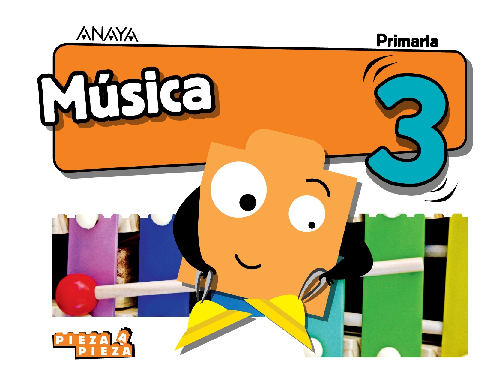 Book cover Música 3. Primaria. Anaya + Digital