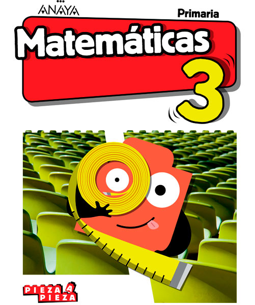 Book cover Matemáticas 3. Primaria. Anaya + Digital