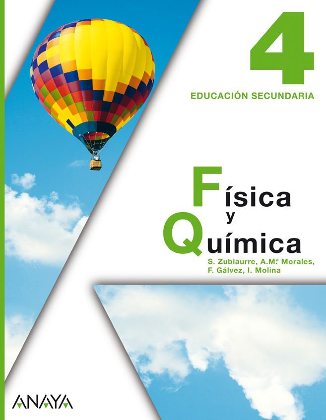 Book cover Física y Química 4. ESO. Anaya + Digital