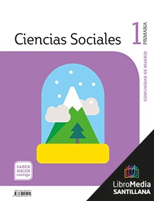 Book cover LM PLAT Alumno Ciencias Sociales Madrid 1 Primaria Saber Hacer Contigo