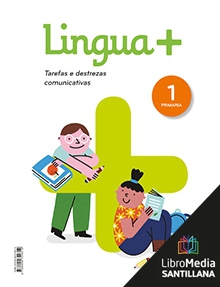 Book cover LM PLAT Alumno Lingua + 1 Primaria Obradoiro