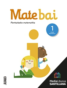 Book cover LM PLAT Ikaslea Mate bai 1 Lehen Zubia