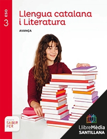 Book cover LM PLAT Alumne Llengua catalana i Literatura Avança 3 ESO Saber Fer Grup Promotor