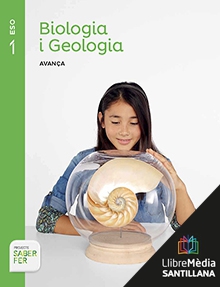 Book cover LM PLAT Alumne Biologia i Geologia Avança 1 ESO Saber Fer Grup Promotor