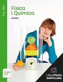 Book cover LM PLAT Alumne Física i Química Avança 2 ESO Saber Fer Grup Promotor