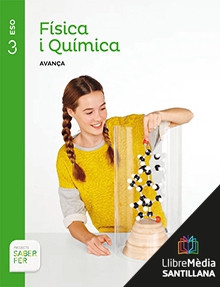 Book cover LM PLAT Alumne Física i Química Avança 3 ESO Saber Fer Grup Promotor