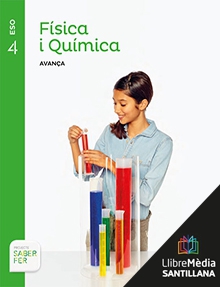 Book cover LM PLAT Alumne Física i Química Avança 4 ESO Saber Fer Grup Promotor